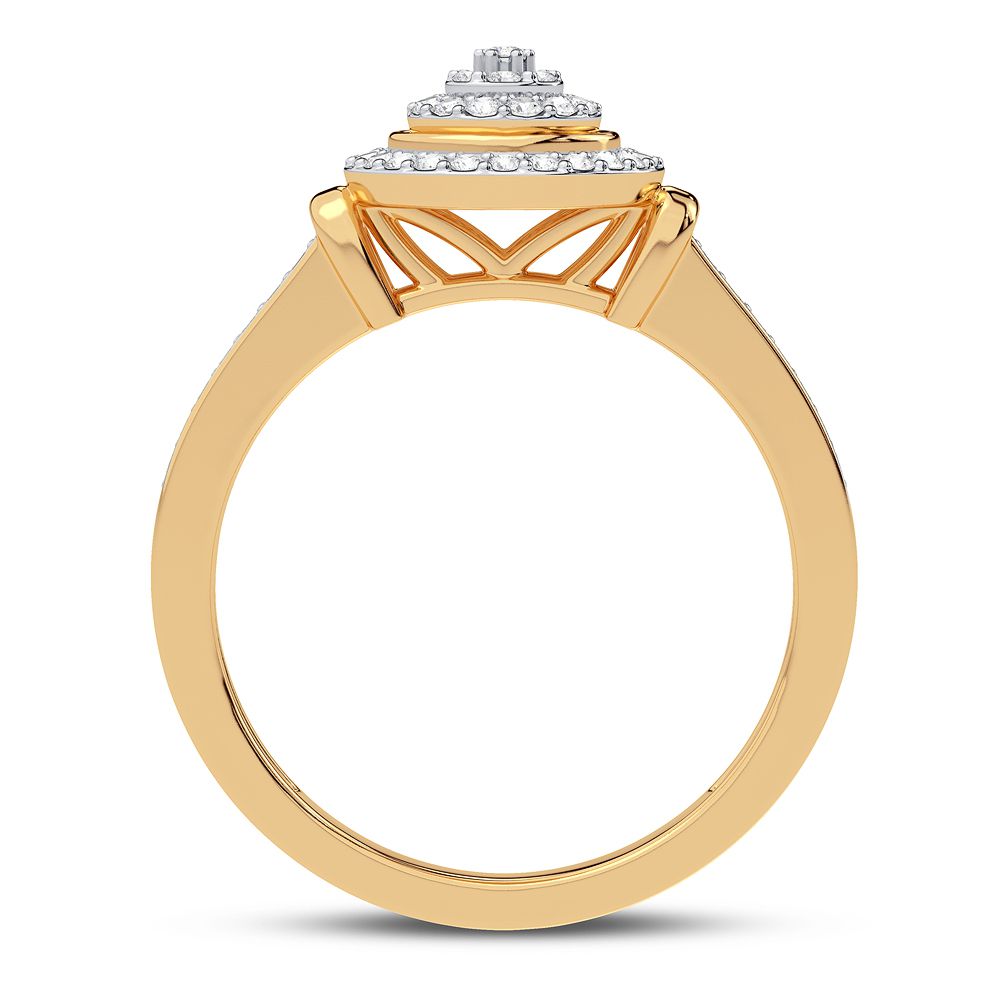 14K 0.10CT DIAMOND RING
