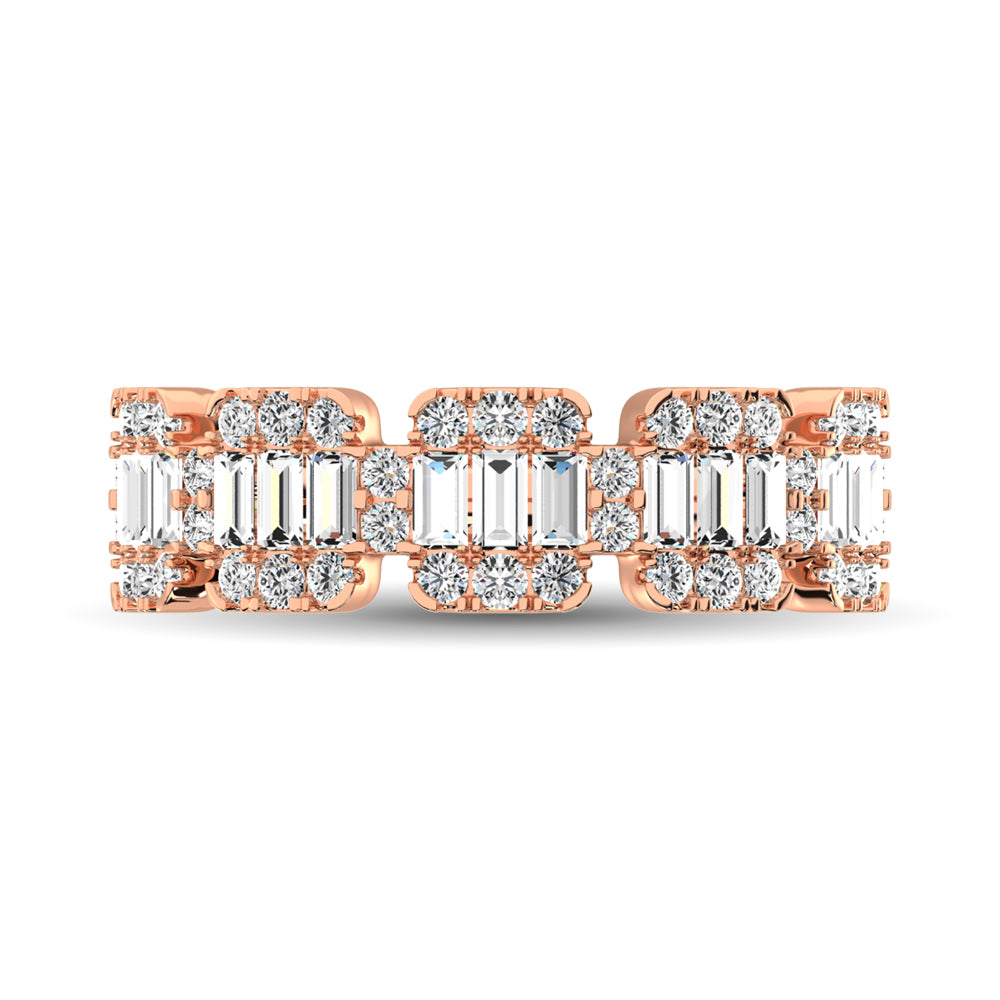 14K Rose Gold  1 Ct.Tw. Diamond Fashion Ring
