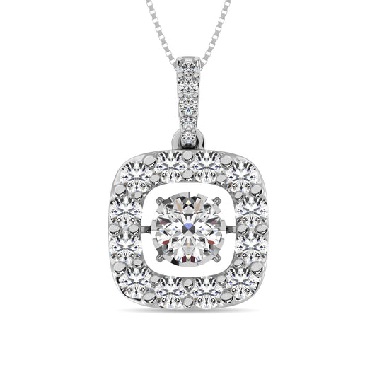 Diamond 1 3/8 Ct.tw Fashion Pendant  in 14K White Gold
