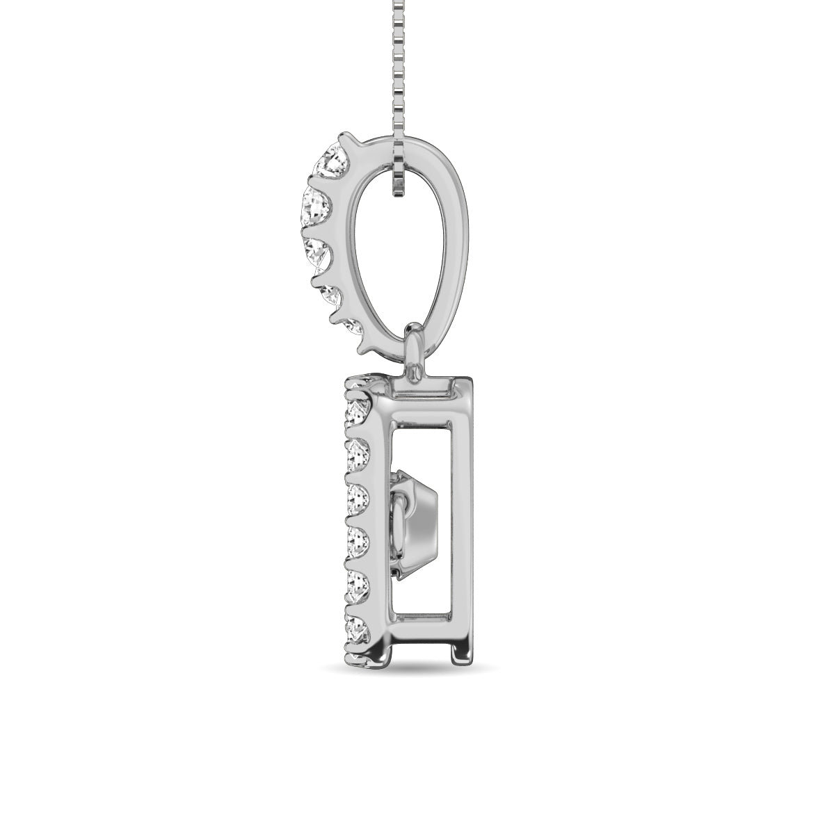 Diamond 1 3/8 Ct.tw Fashion Pendant  in 14K White Gold