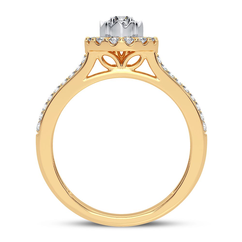 10K 0.50CT DIAMOND RING