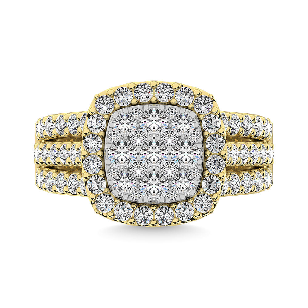 Diamond 2 Ct.Tw. Engagement Ring in 14K Yellow Gold