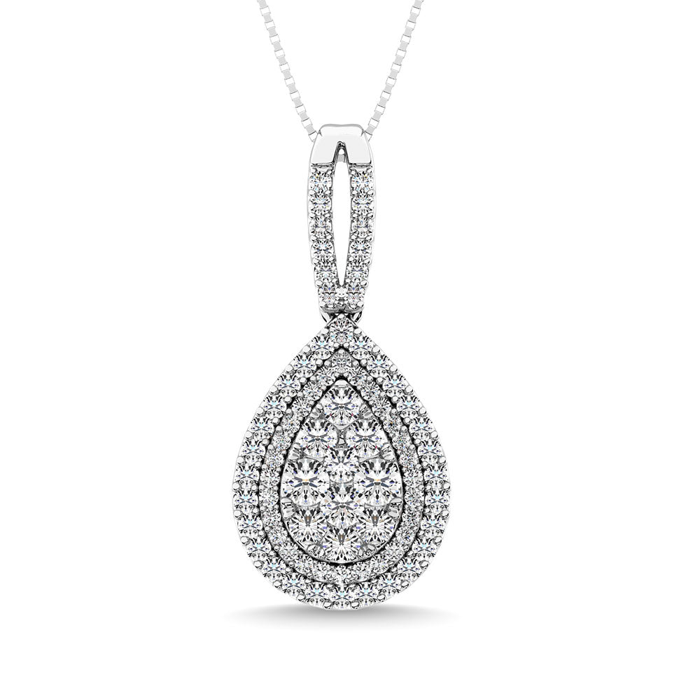 Diamond 1 3/4 Ct.Tw. Danglers Earrings in 14K White Gold