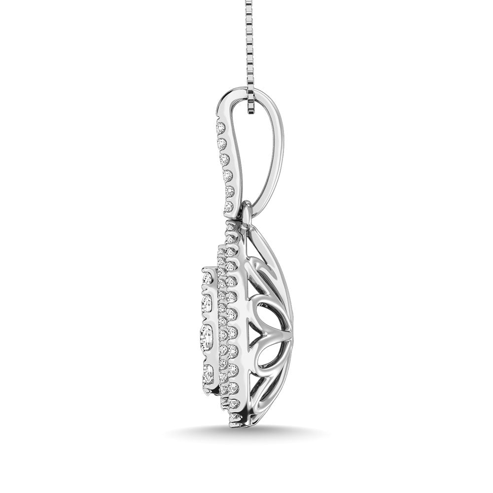 Diamond 1 3/4 Ct.Tw. Danglers Earrings in 14K White Gold