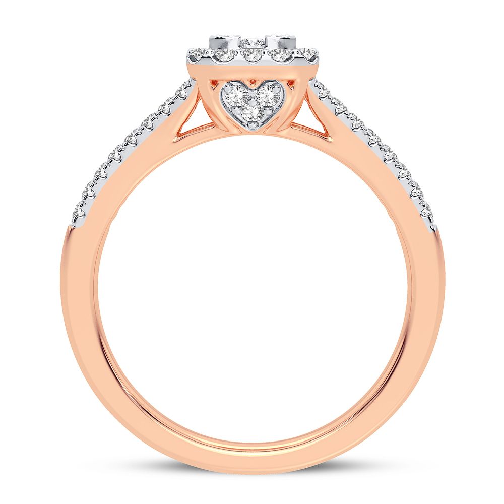 10K 0.40CT DIAMOND RING