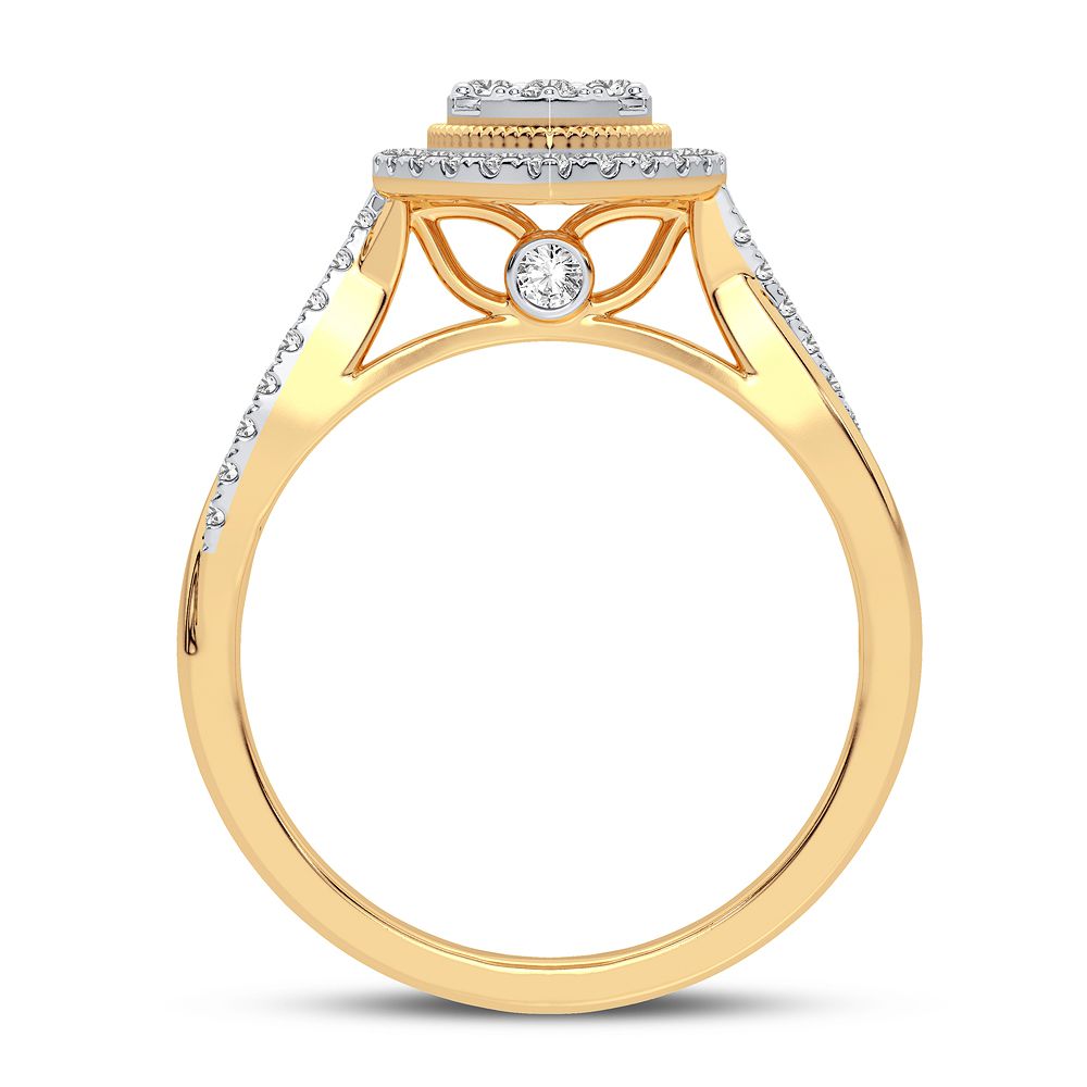 10K 0.40CT DIAMOND RING
