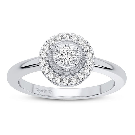 10K 0.17CT DIAMOND RING