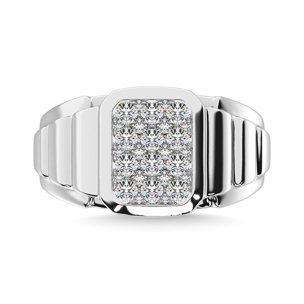 Diamond 1 Ct.Tw. Men?s Fashion Ring Ring in 14K White Gold