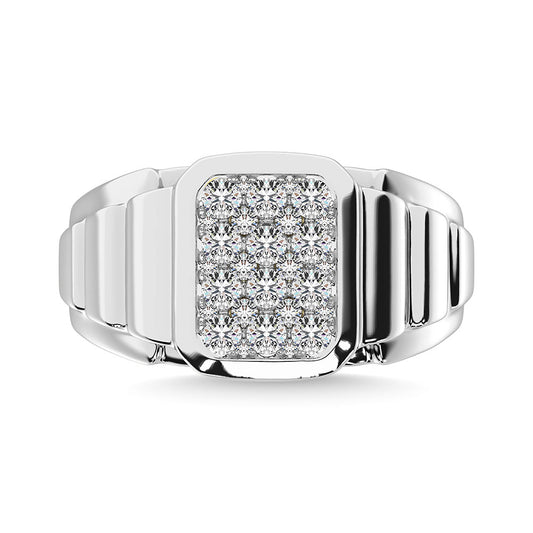 Diamond 1 Ct.Tw. Men?s Fashion Ring Ring in 14K White Gold