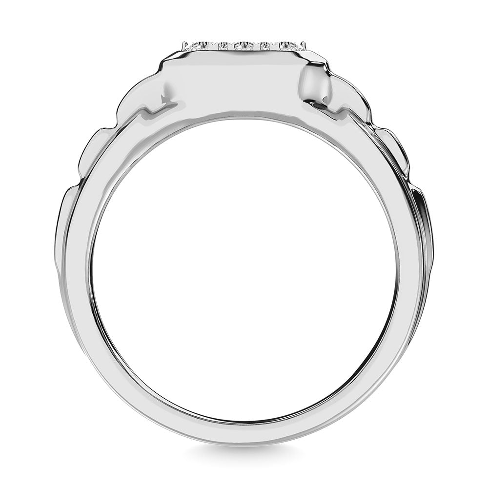 Diamond 1 Ct.Tw. Men?s Fashion Ring Ring in 14K White Gold