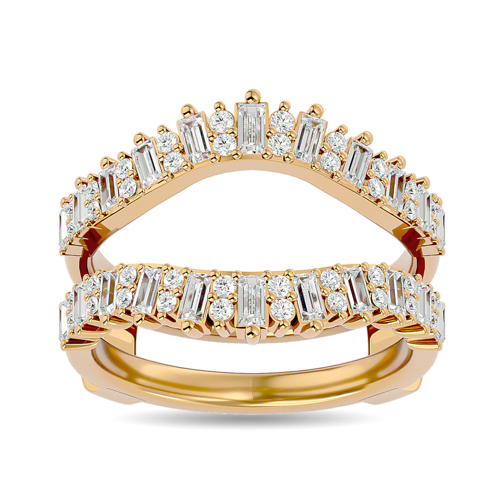 Diamond 7/8 Ct.tw Guard in 14K Yellow Gold