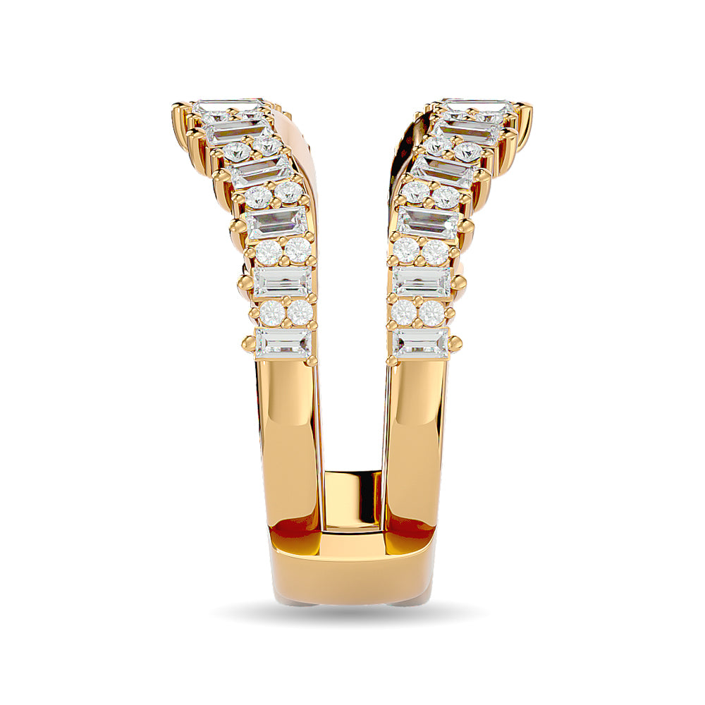 Diamond 7/8 Ct.tw Guard in 14K Yellow Gold