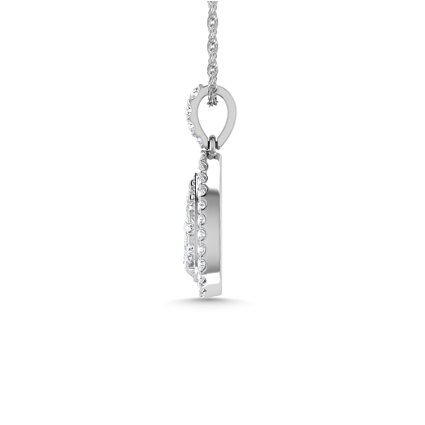 Diamond 1 Ct.Tw. Fashion Pendant in 14K White Gold