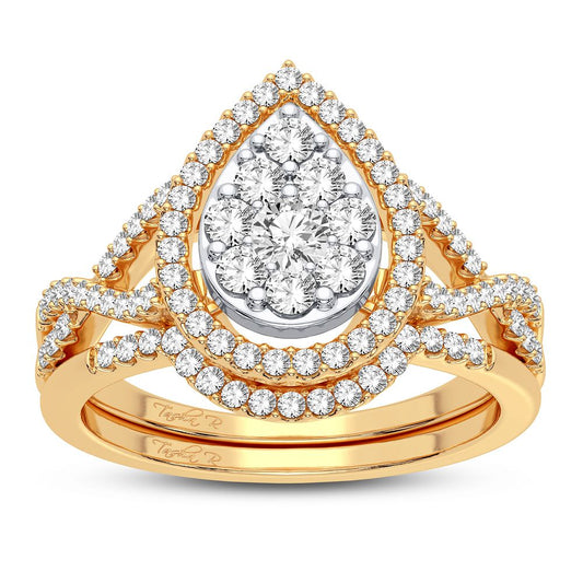 10K 0.75CT DIAMOND BRIDAL RING