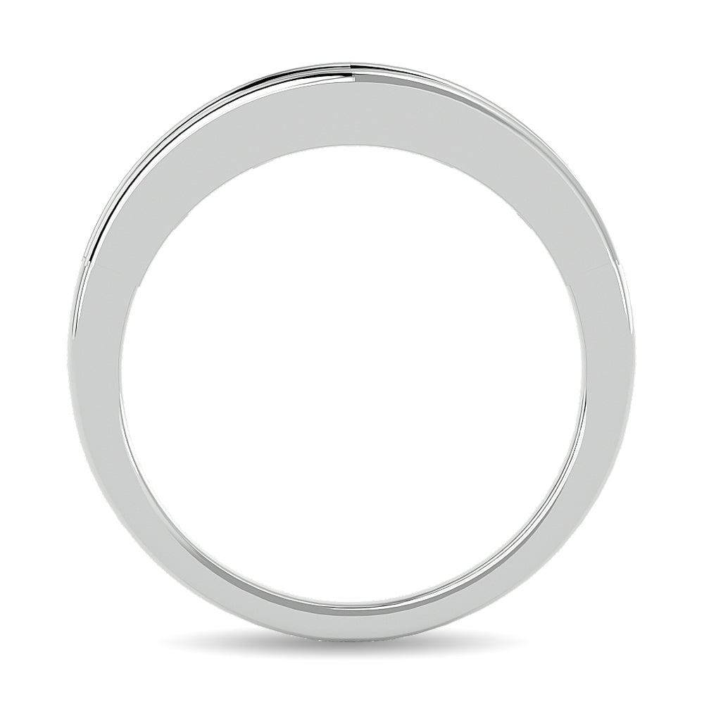 Diamond 3/8 Ct.tw Band Ring in 14K White Gold