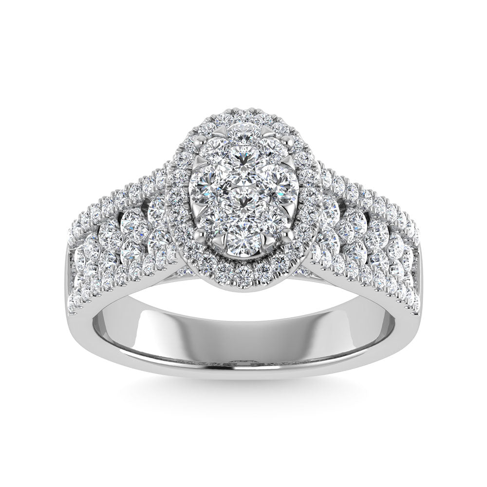 Diamond  1 1/3 Ct.Tw. Engagement Ring in 14K White Gold