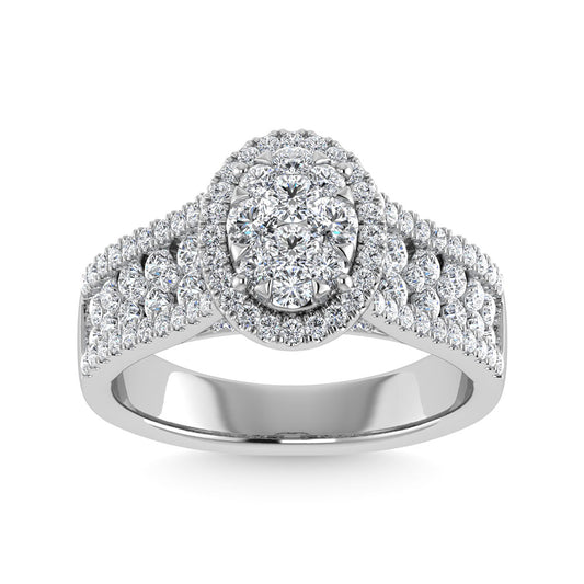 Diamond  1 1/3 Ct.Tw. Engagement Ring in 14K White Gold