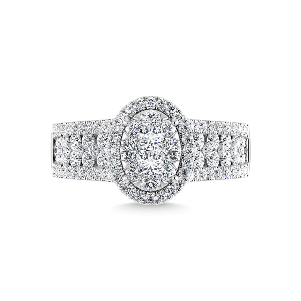 Diamond  1 1/3 Ct.Tw. Engagement Ring in 14K White Gold