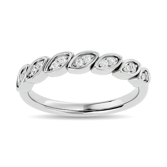 Diamond 1/10 Ct.tw Stackable Ring in 14K White Gold