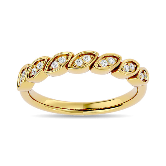 Diamond 1/10 Ct.tw Stackable Ring in 14K Yellow Gold