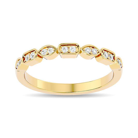 Diamond 1/8 Ct.tw Stackable Ring in 14K Yellow Gold