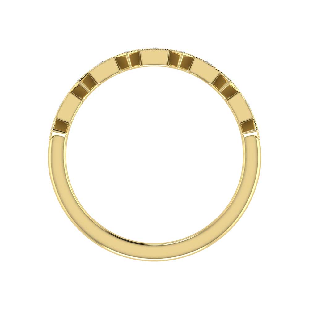 Diamond 1/8 Ct.tw Stackable Ring in 14K Yellow Gold