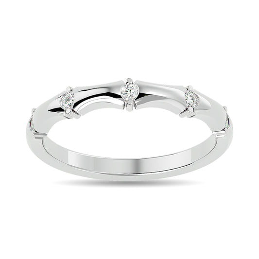 Diamond 1/8 Ct.tw Stackable Ring in 14K White Gold