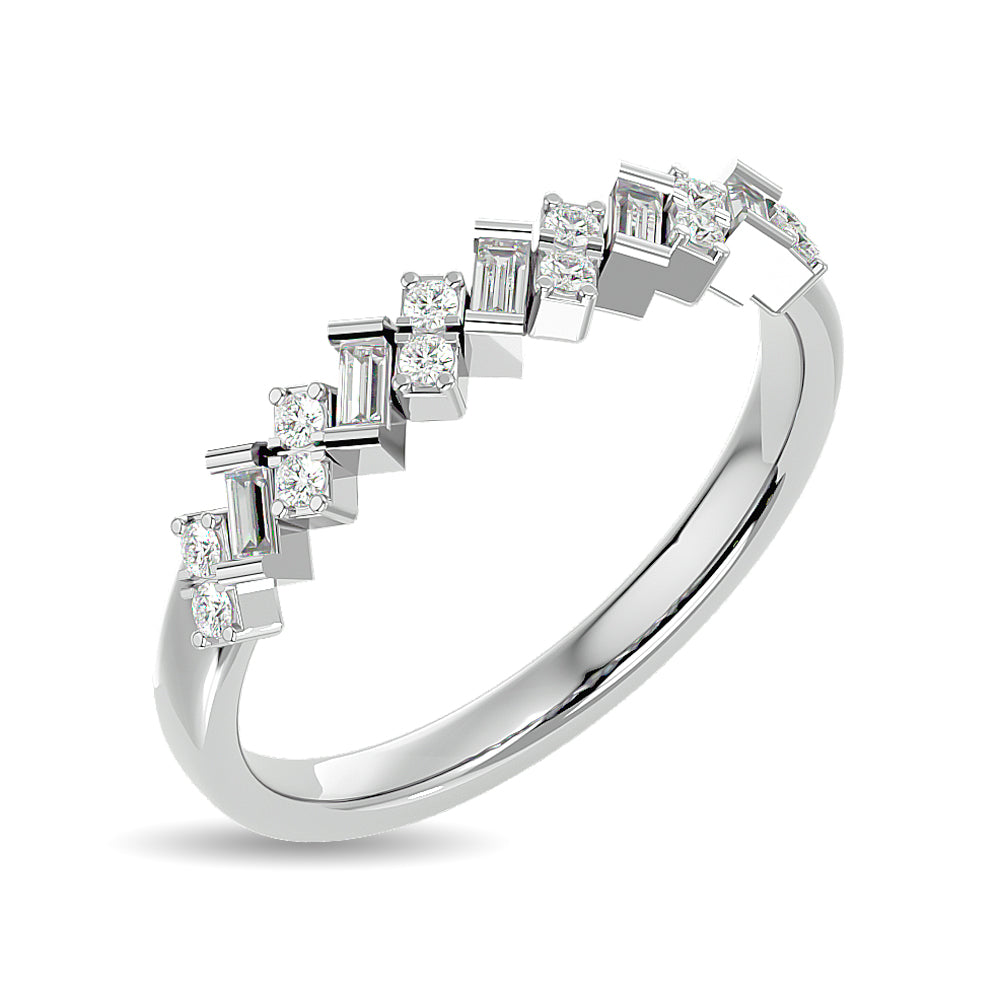Diamond 1/5 Ct.tw Stackable Ring in 14K White Gold