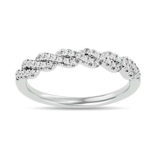 Diamond 1/5 Ct.tw Stackable Ring in 14K White Gold