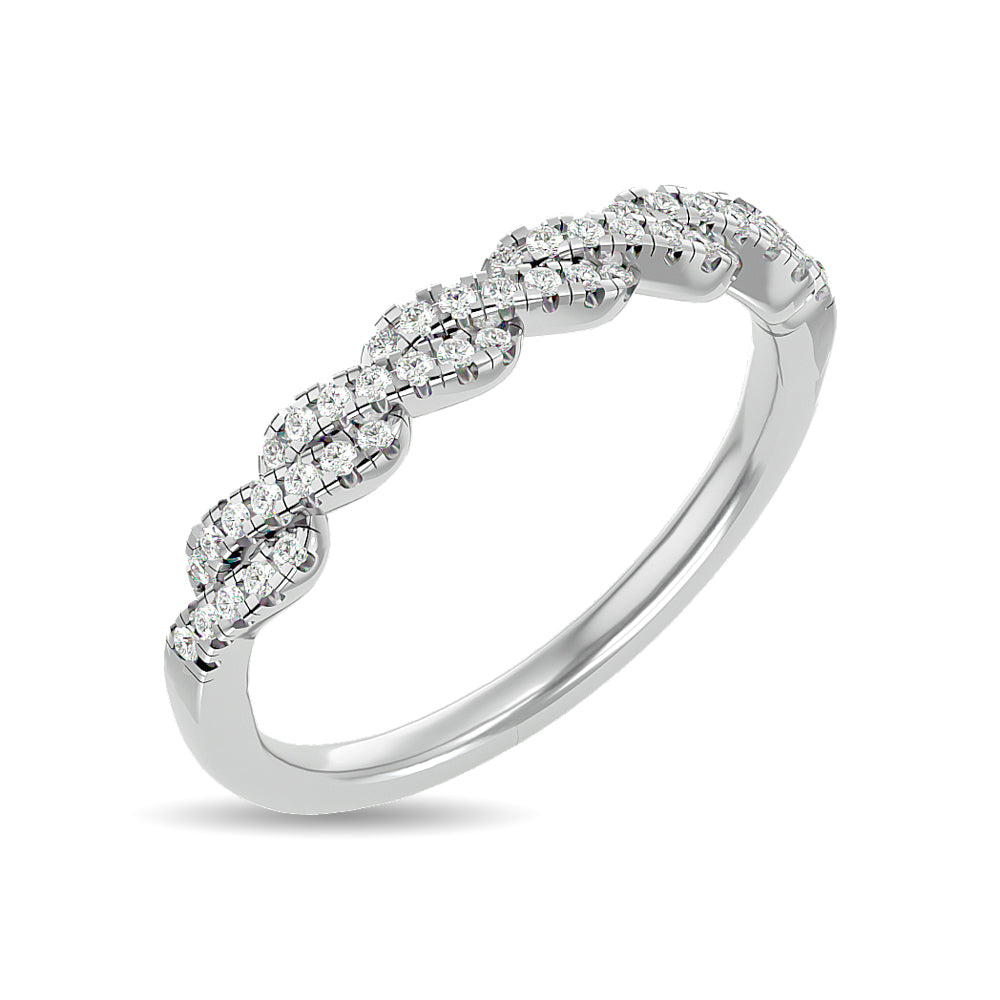 Diamond 1/5 Ct.tw Stackable Ring in 14K White Gold