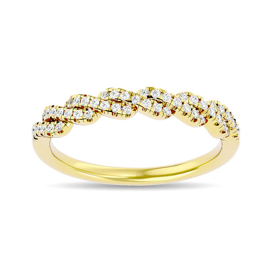Diamond 1/6 Ct.tw Stackable Ring in 14K Yellow Gold