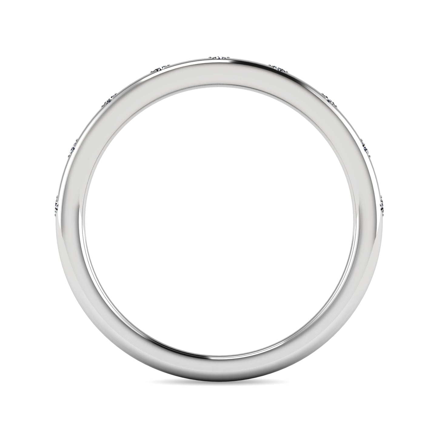 Diamond 1/10 Ct.tw Stackable Ring in 14K White Gold