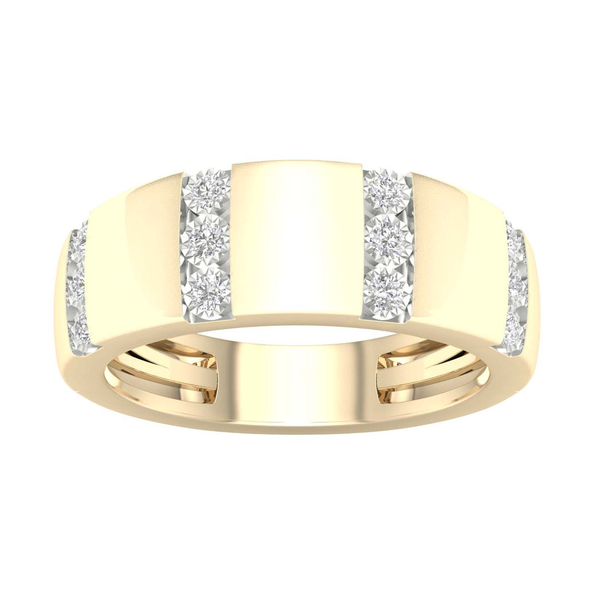 10K 0.20ct Diamond Band