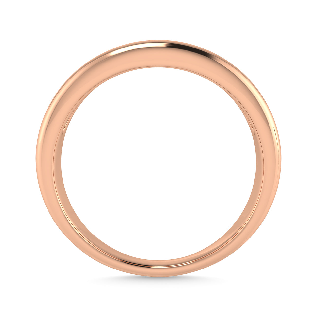 Diamond 1/2 Ct.Tw. Ladies Wedding Band in 14K Rose Gold
