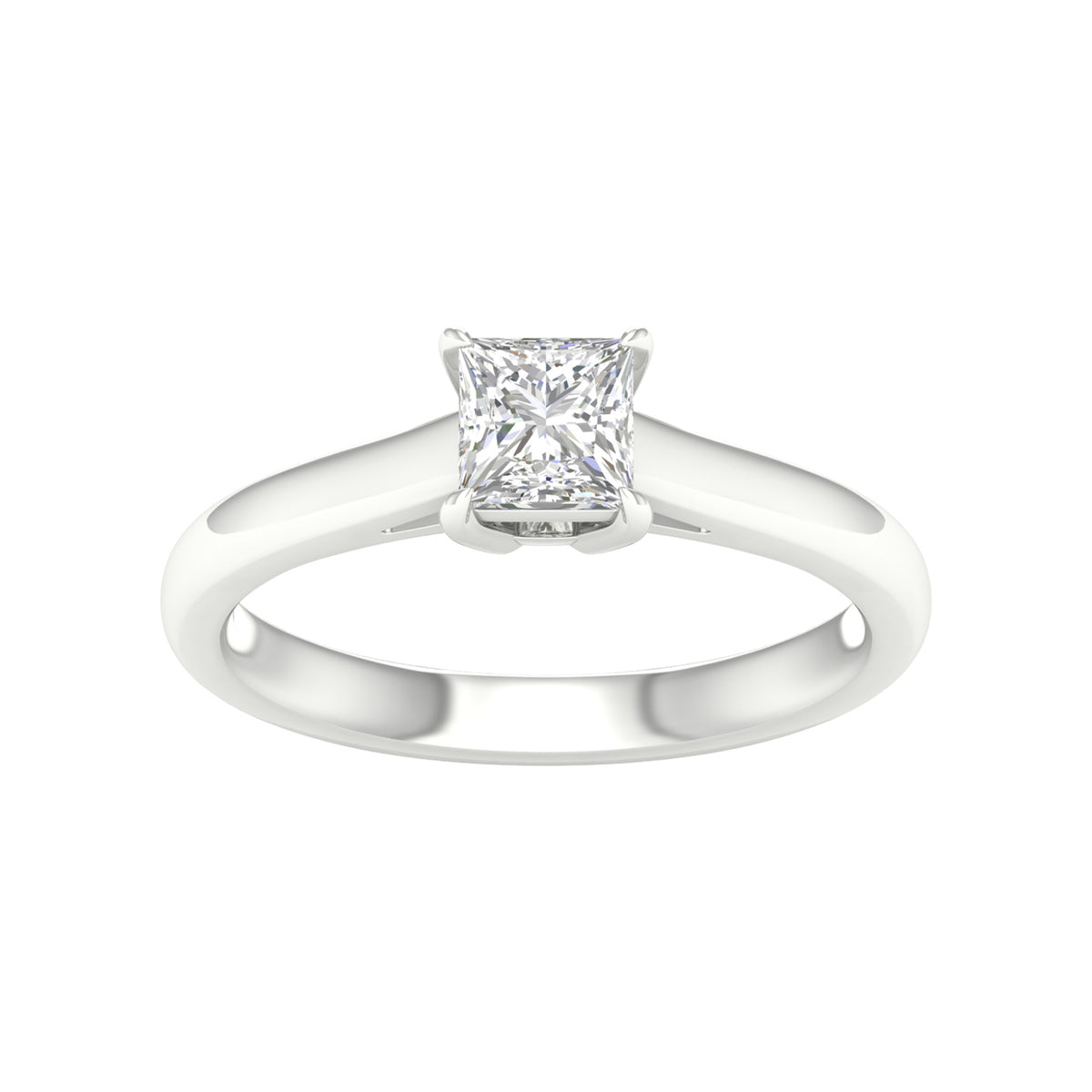 14K  0.75CT Certified Lab Grown Diamond Ring ( IGI Certified )
