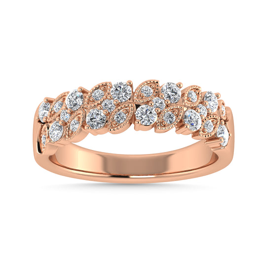 Diamond 1/2 Ct.Tw. Fashion Band in 14K Rose Gold