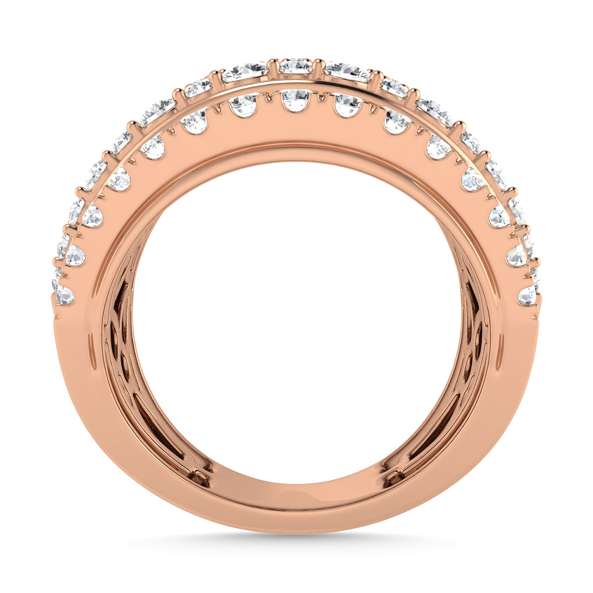 Diamond 2 Ct.Tw. Fashion Ring in 14K Rose Gold
