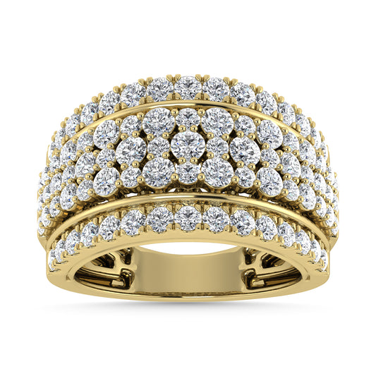 Diamond 2 Ct.Tw. Fashion Ring in 14K Yellow Gold