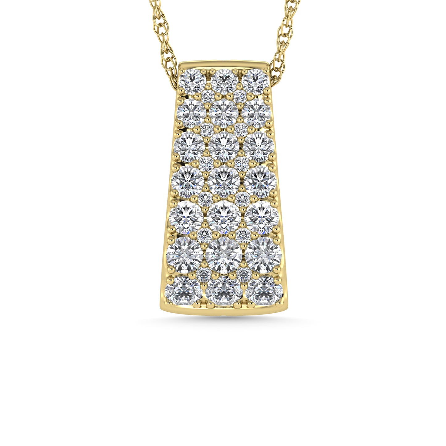 Diamond 3/4 Ct.Tw. Fashion Pendant in 14K Yellow Gold