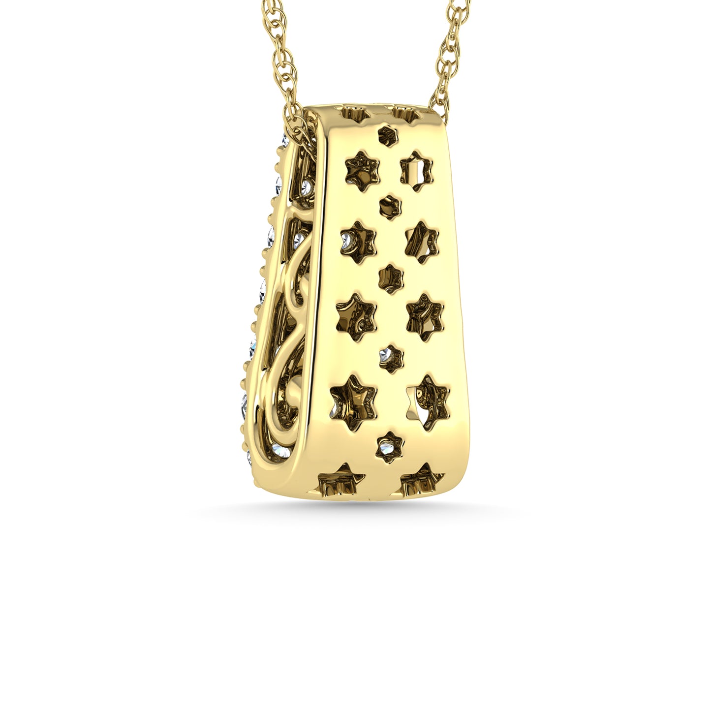 Diamond 3/4 Ct.Tw. Fashion Pendant in 14K Yellow Gold