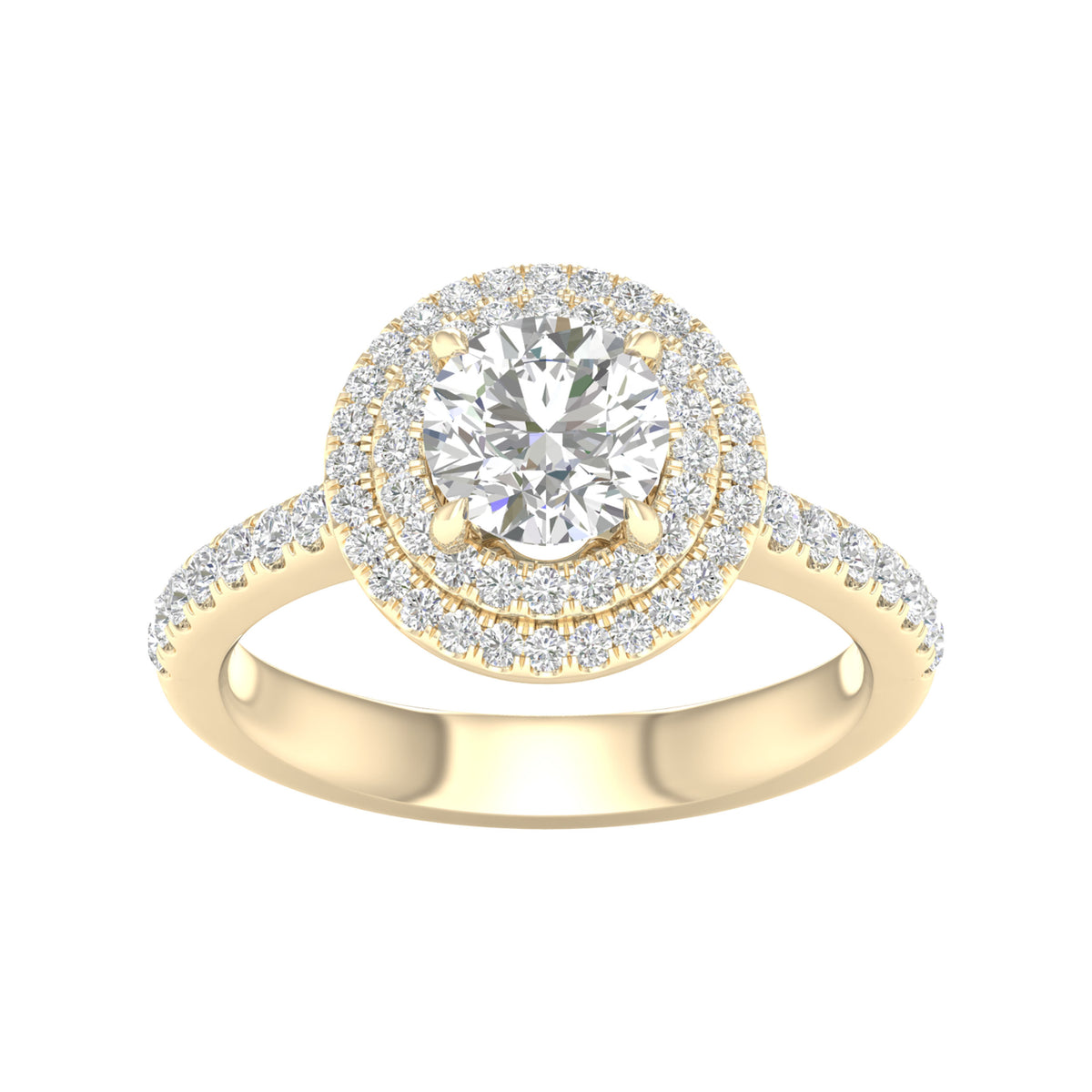14K 2.00CT Certified Lab Grown Diamond Ring ( IGI Certified )