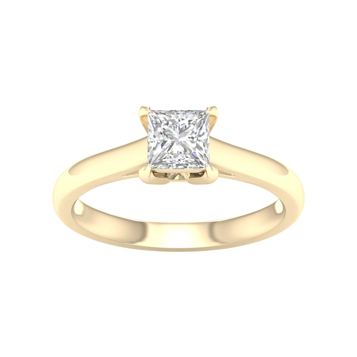14K 1.00CT Certified Lab Grown Diamond Ring ( IGI Certified )