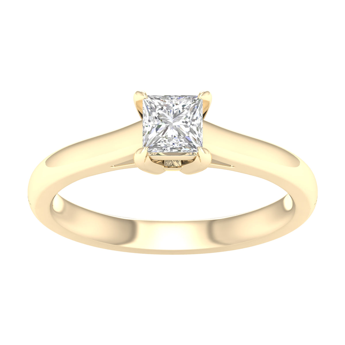 14K 0.50CT Certified Lab Grown Diamond Ring ( IGI Certified )