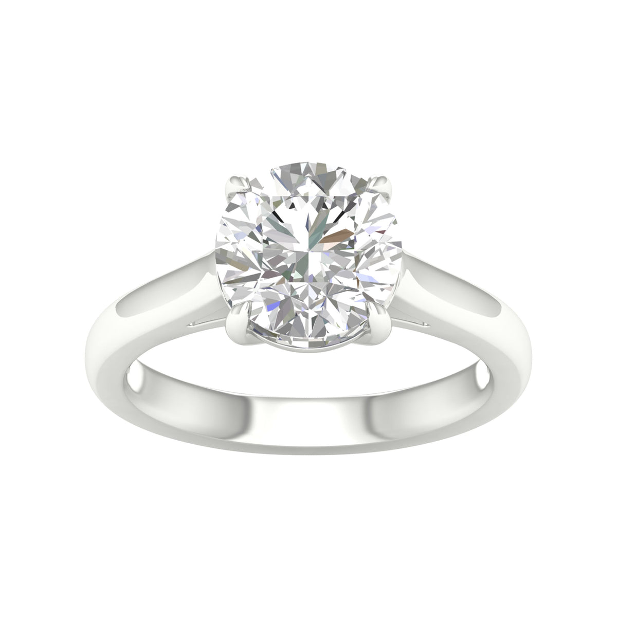 14K 4.00CT Certified Lab Grown Diamond Ring ( IGI Certified )