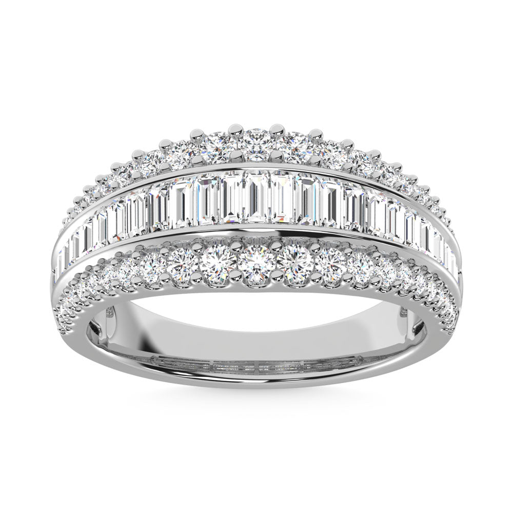 14K White Gold Diamond 1 Ct.Tw. Fashion Band