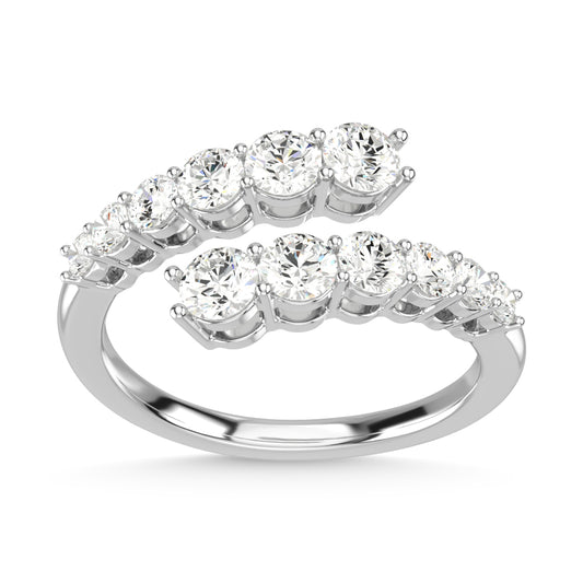 14K White Gold Diamond 1 Ct.Tw. Fashion Ring