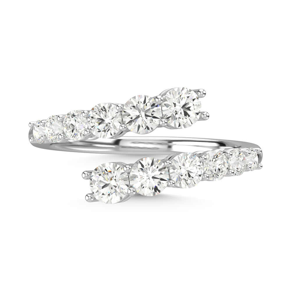 14K White Gold Diamond 1 Ct.Tw. Fashion Ring