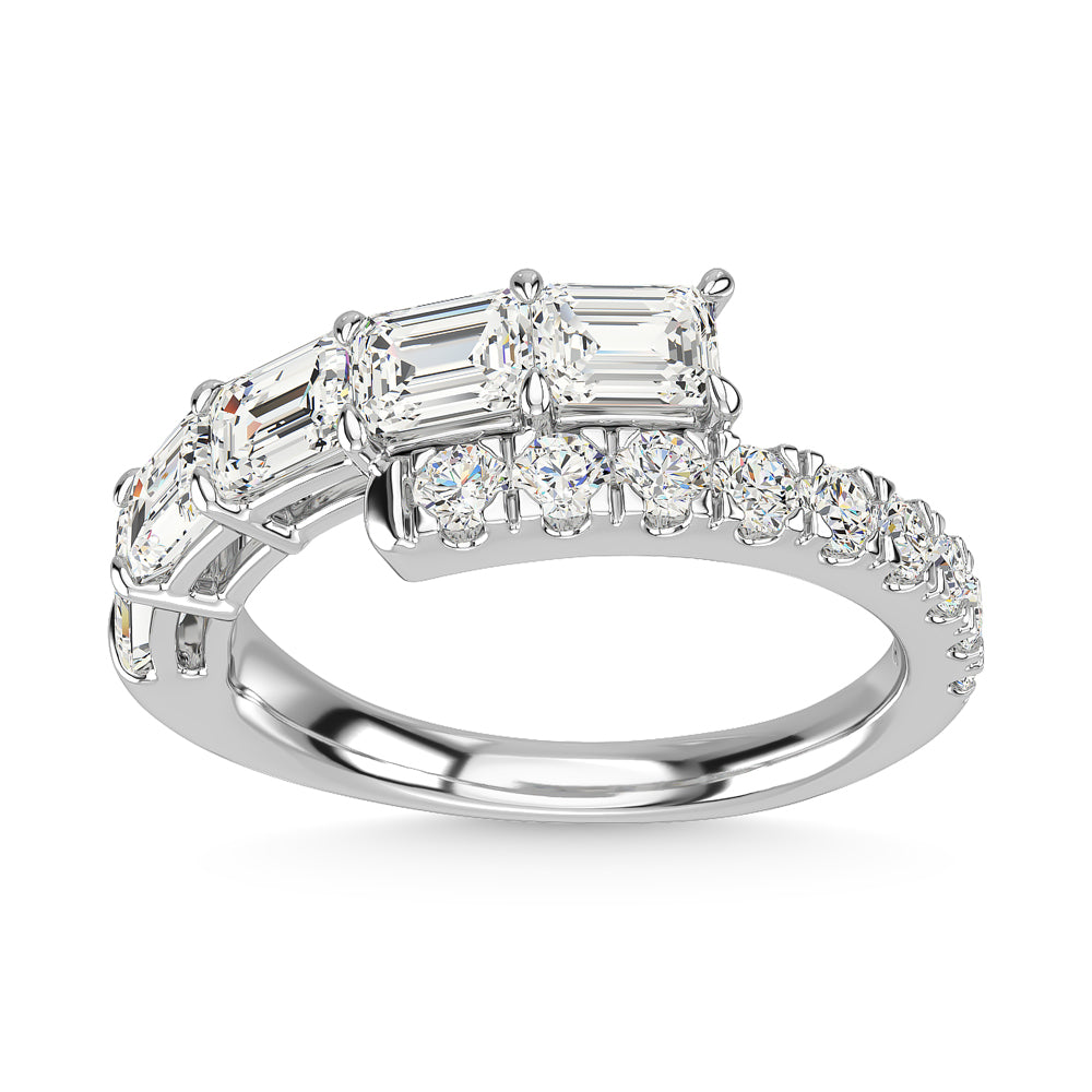 14K White Gold Diamond 1 7/8 Ct.Tw. Fashion Ring