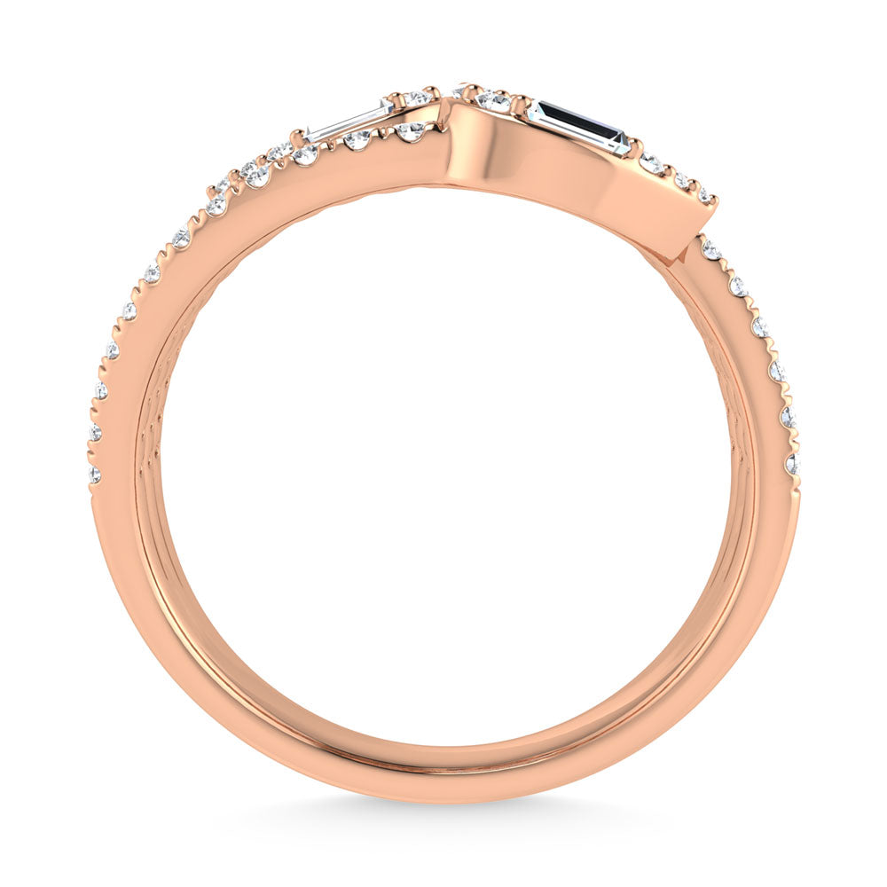 14K Rose Gold Diamond 3/4 Ct.Tw. Fashion Ring