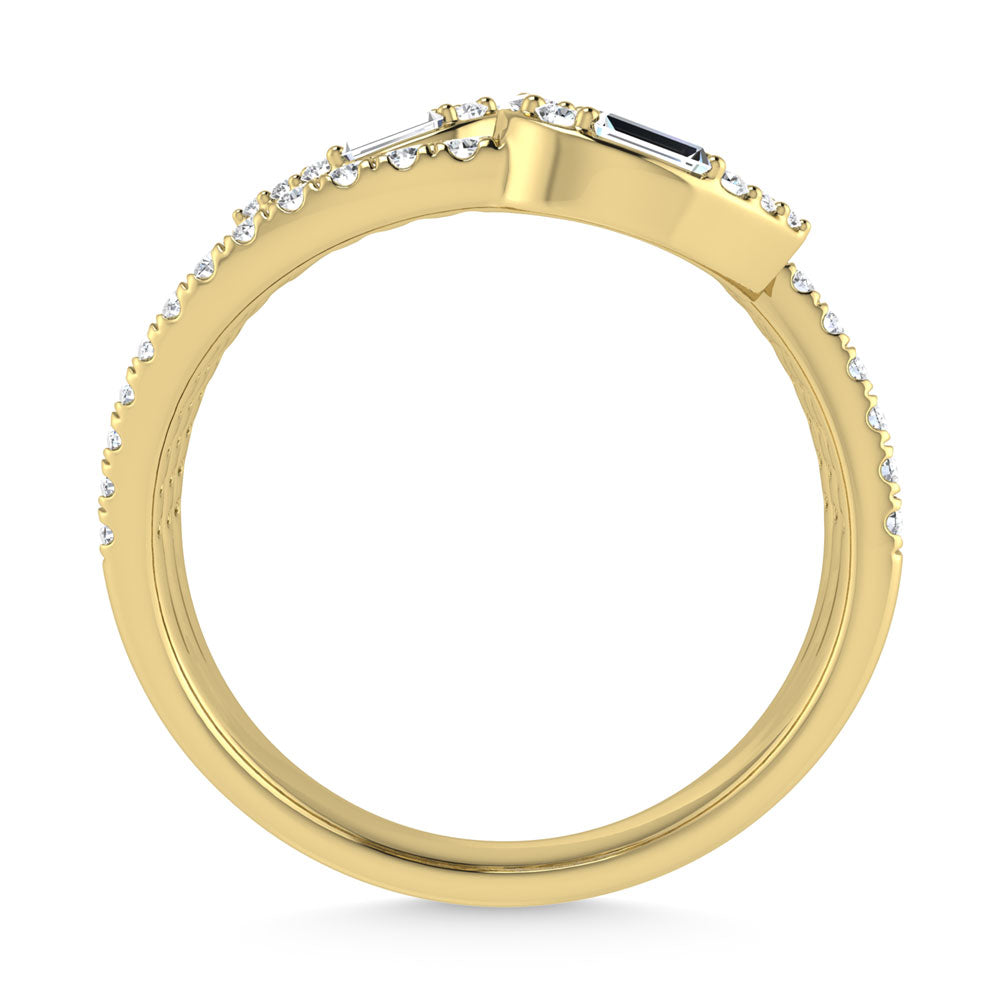 14K Yellow Gold Diamond 3/4 Ct.Tw. Fashion Ring